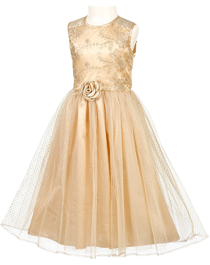 Kostüm-Kleid NORALINE mit Tüll in gold