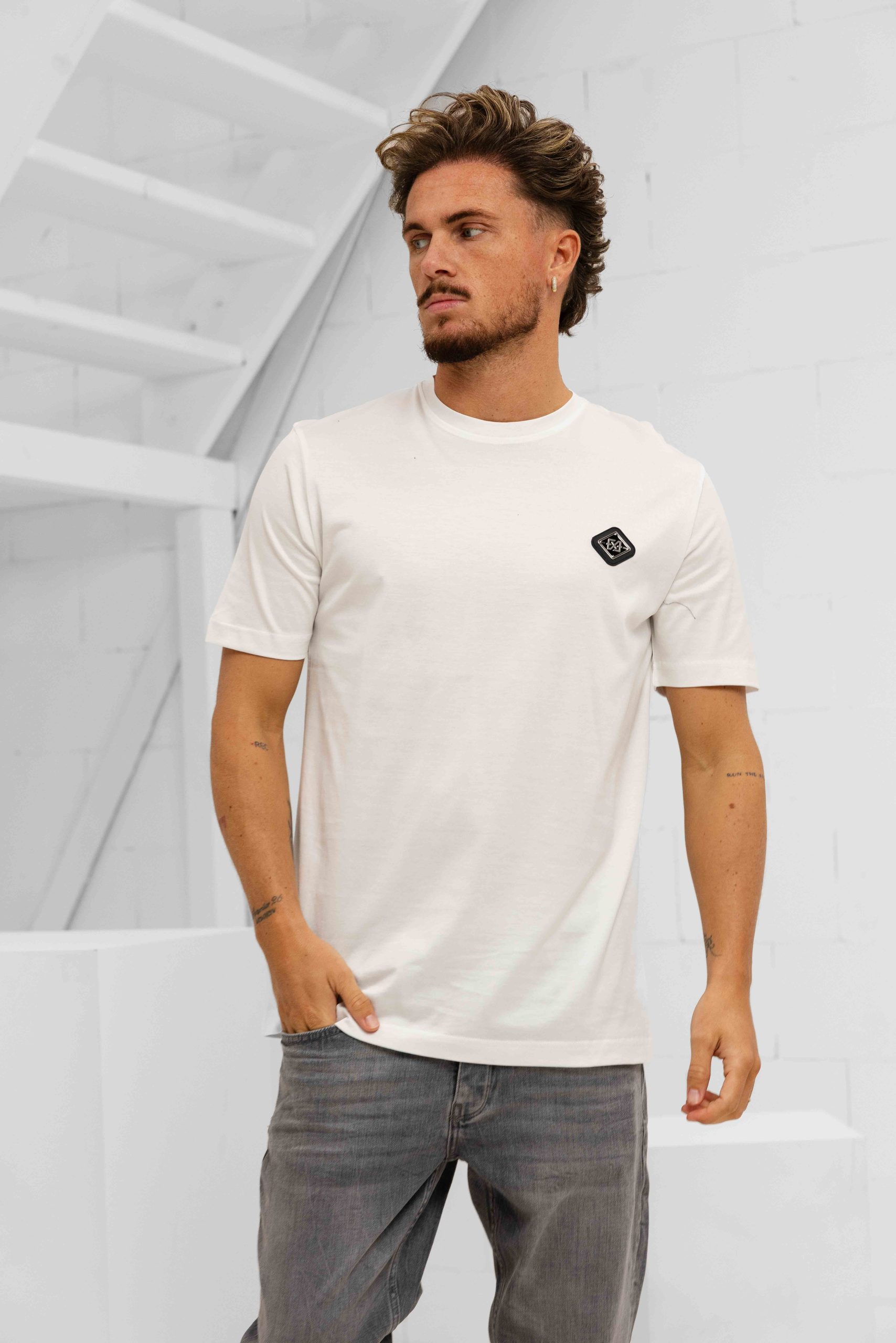 XPLCT Plate T-Shirt Heren Wit