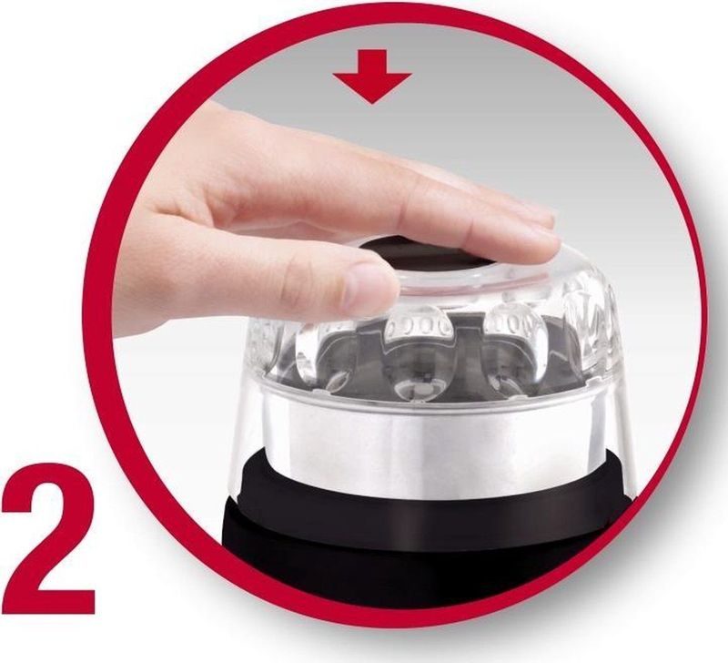 Moulinex The Original Grinder AR1108 - Elektrische koffiemolen - Doorschijnend deksel - 1800 W - Zwart