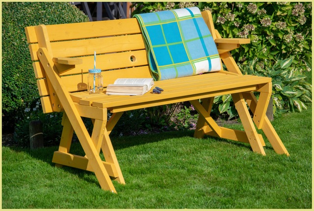 dobar Gartentisch »2 in 1« BxTxH: 138x144x77 cm