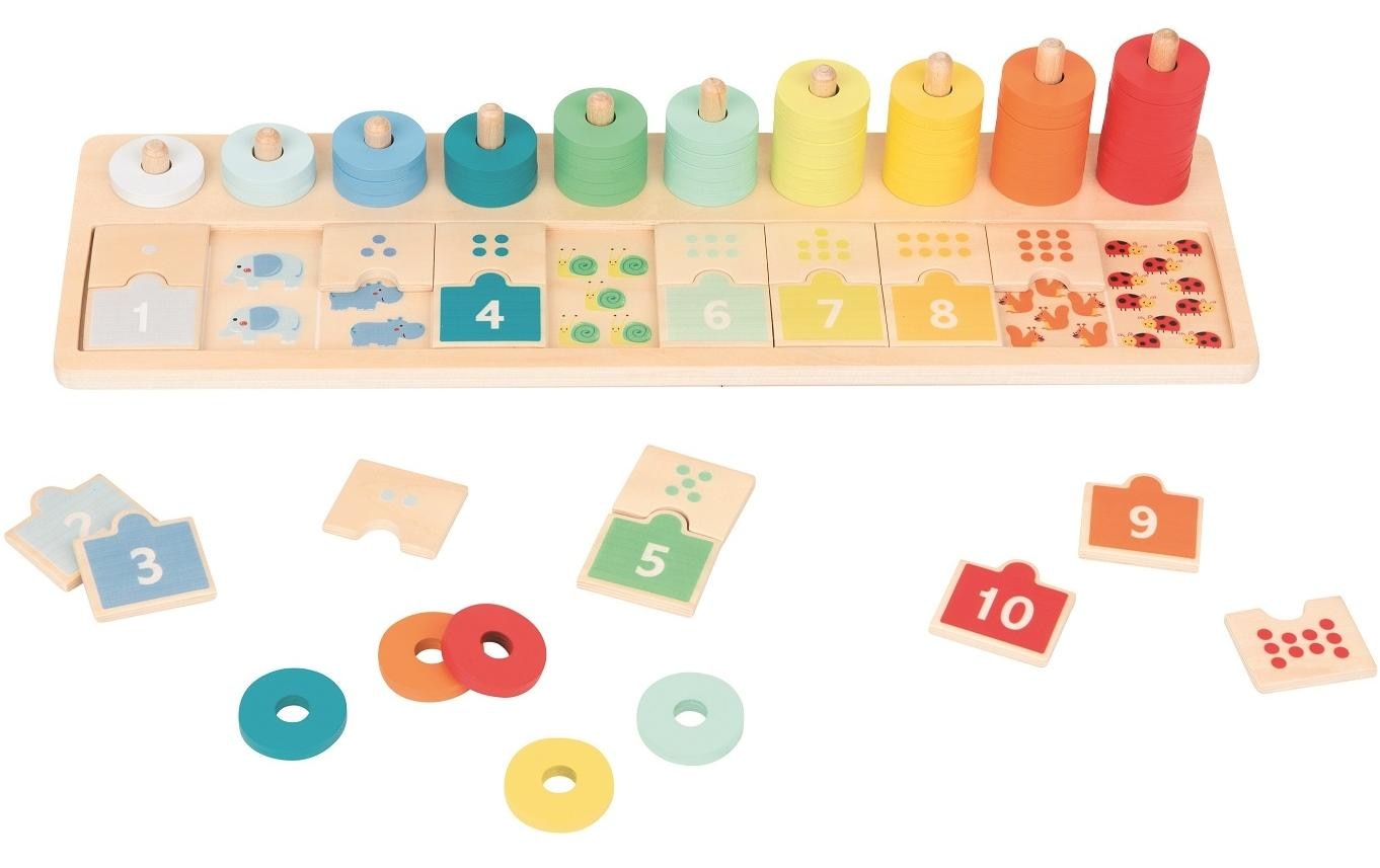 Spielba Lernspielzeug »Zähl - und Zuordnungsbrett«