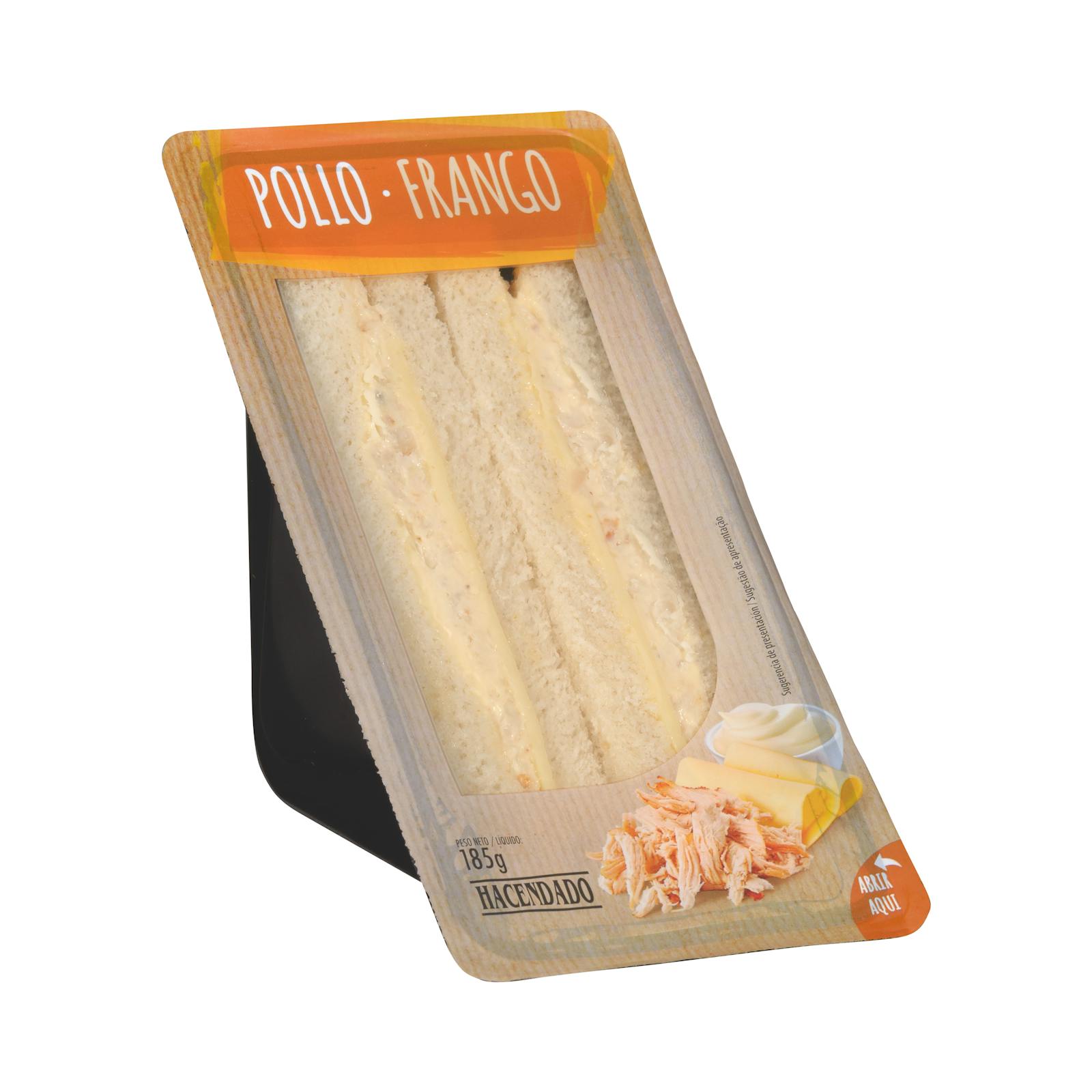 Sandwich au poulet et au fromage Hacendado