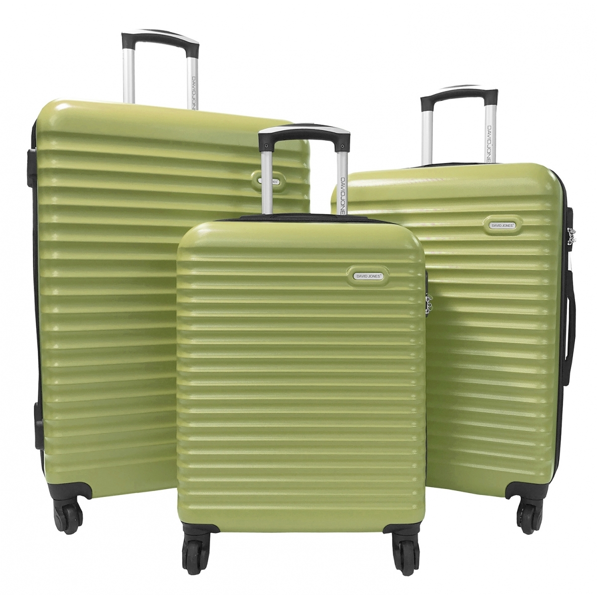 David Jones Lot 3 valises rigides dont 1 valise cabine David Jones ABS