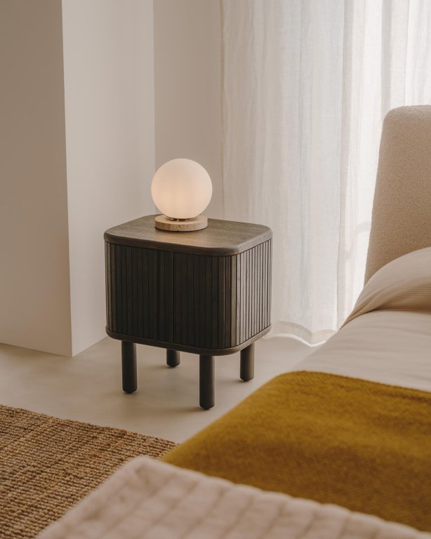 Kave Home Mailen nachtkast 50x55 naturel