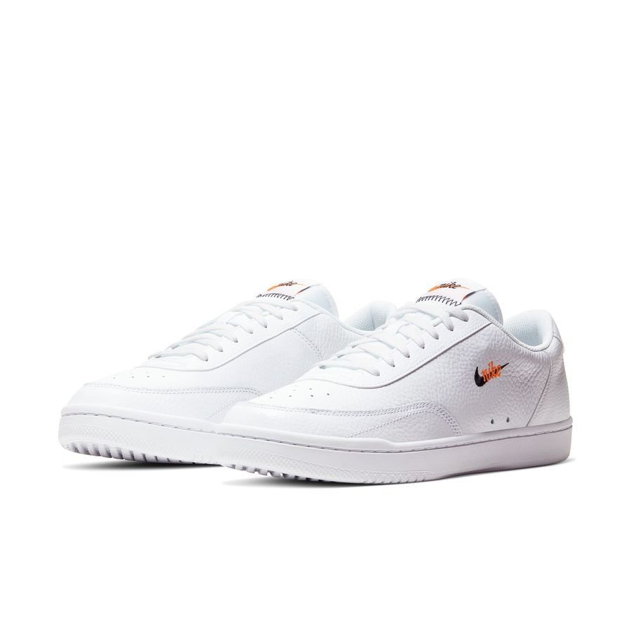 Nike Chaussures Court Vintage Premium - Blanc/Orange