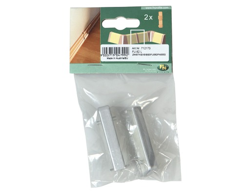 Zilveren afstandhouders FU62L, 2 stuks