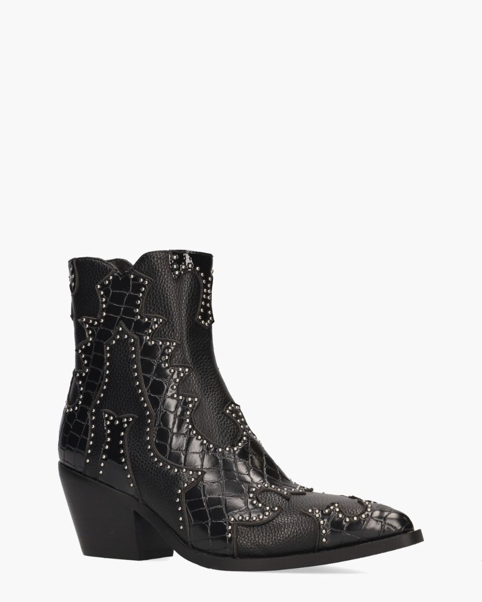 Noa Harmon Miranda Zwart Dames Enkelboots