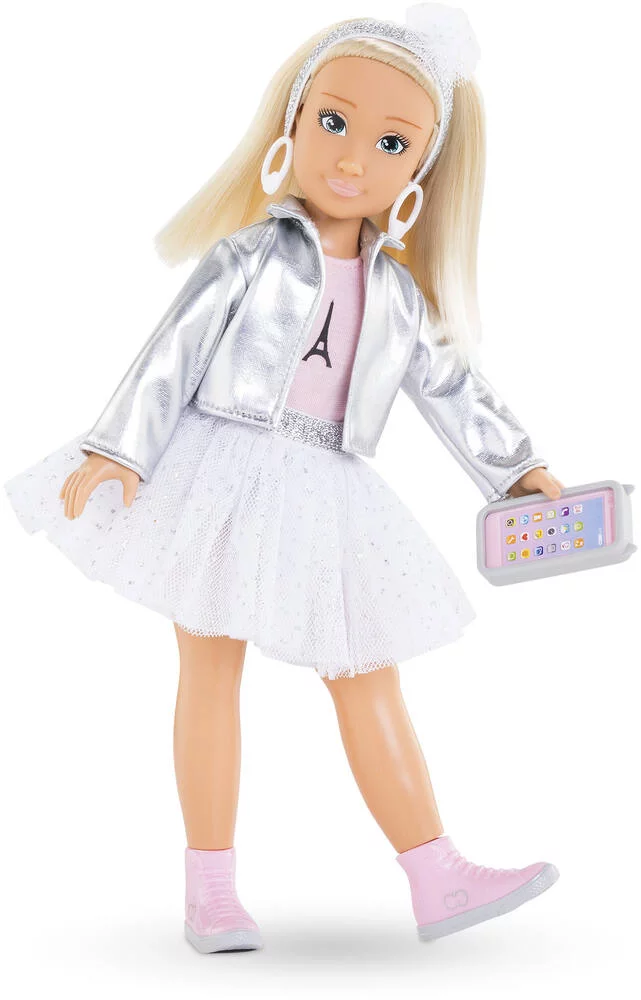 COROLLE GIRLS - POUPEE MANNEQUIN - COFFRET VALENTINE FASHION WEEK PARIS - COROLLE VETEMENTS 28 CM