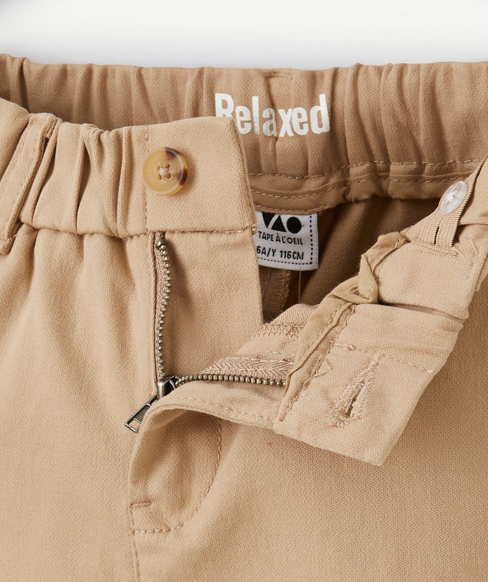 PANTALON RELAX GARÇON BEIGE