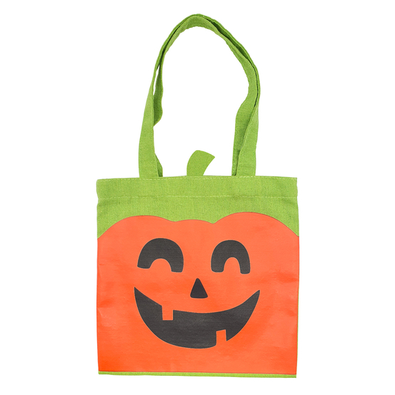 Tote Bag Citrouille pour Halloween 25X25 cm