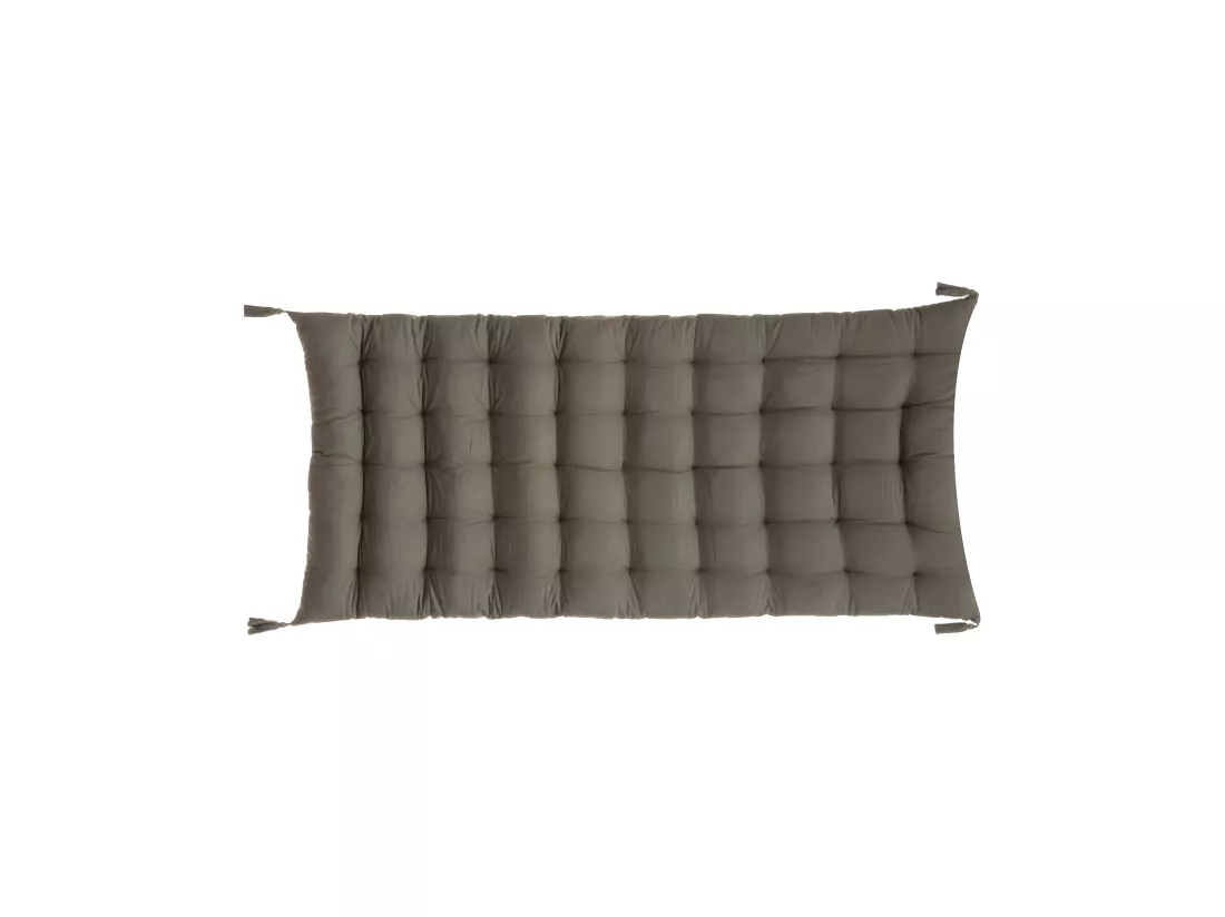 Matelas de Sol Vert Kaki avec Pompons 60 x 120 cm