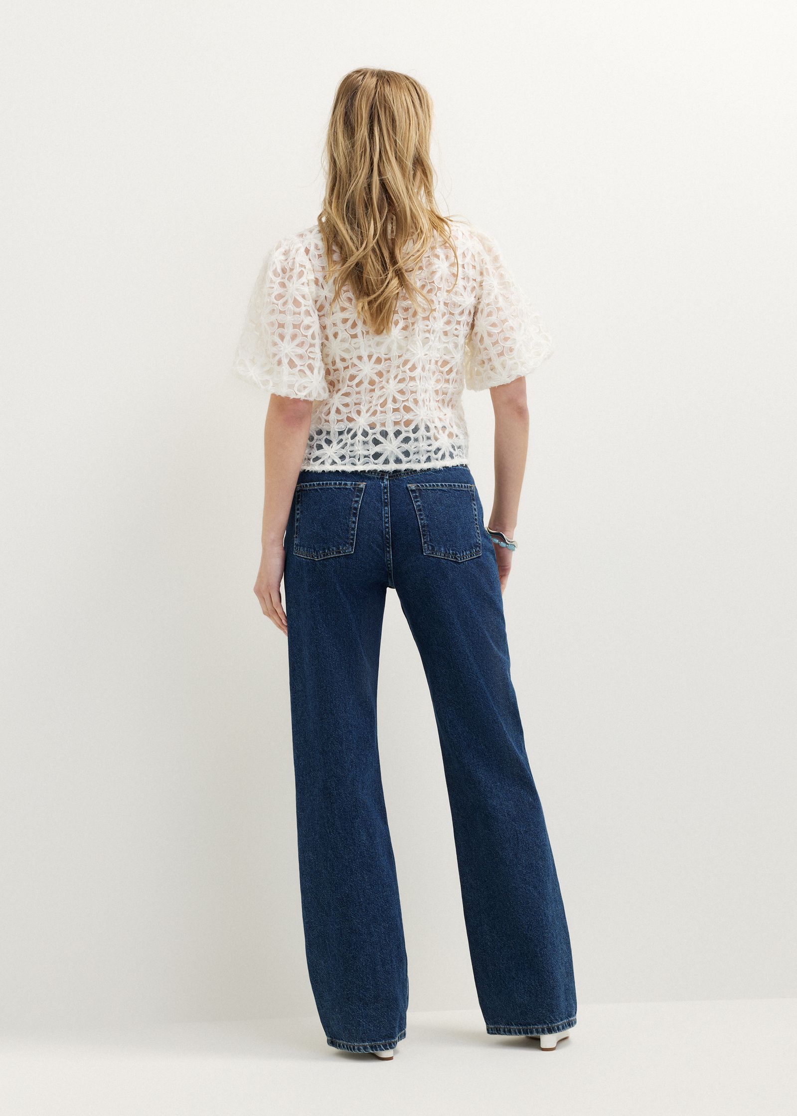 T-shirt met bloemen
