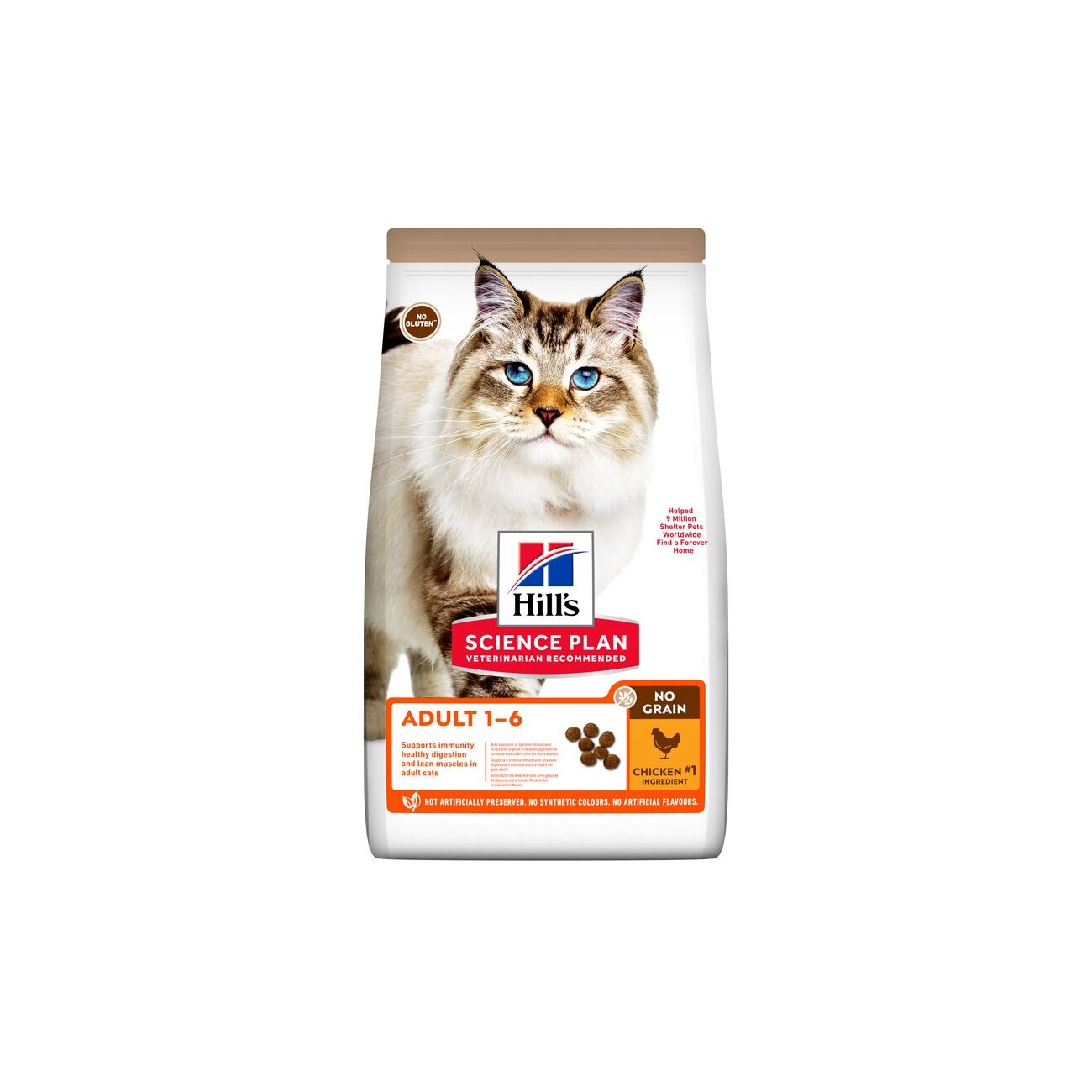 Hill's Science Plan No Grain Adult mit Huhn ohne Getreide 1,5 kg