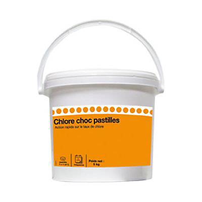 Chlore choc pastilles 5 kg