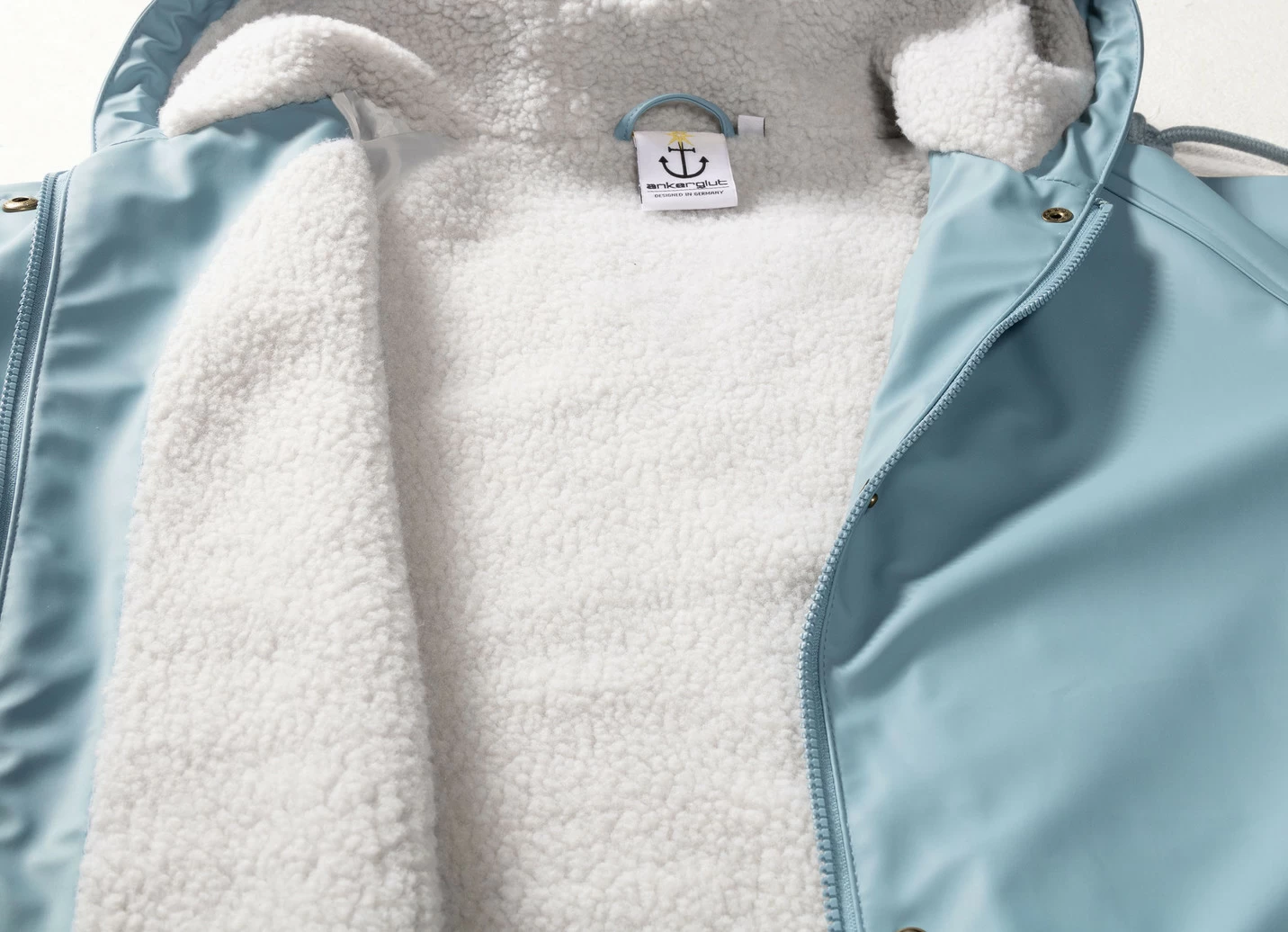 Funktionsjacke mit Teddyfutter