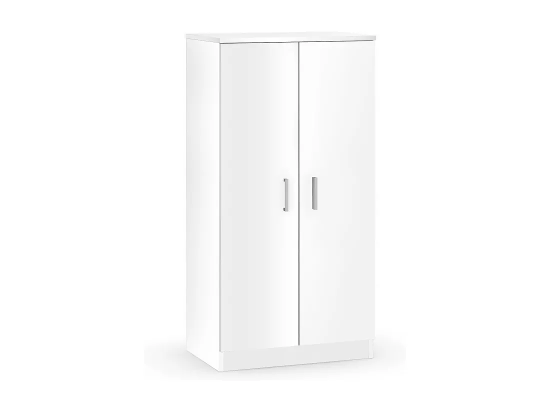 Meuble à chaussures Dpapett, Étagère à chaussures peu encombrante, Étagère à chaussures d'entrée, Armoire polyvalente avec 5 étagères, 55x36h108 cm, Blanc