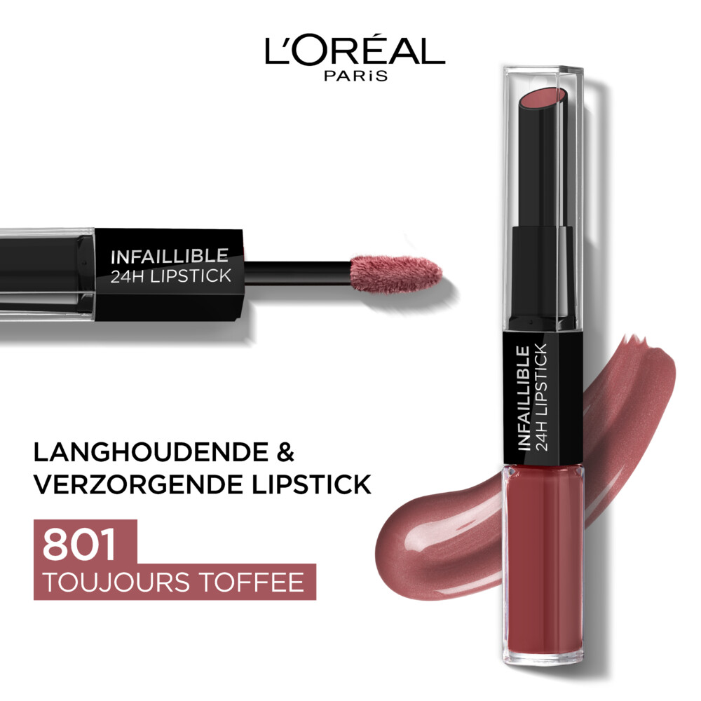 L'Oréal Infallible Lipstick 801 Toujours Toffee5 ml