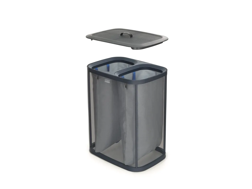 Vasketøjskurv Joseph Joseph 90 ltr. sort