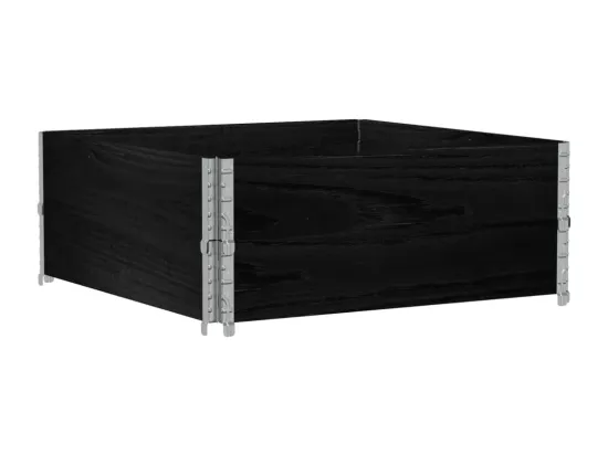 Jardinière bac lit surélevé bois marron 100 x 100 x 41 cm 02_0037248