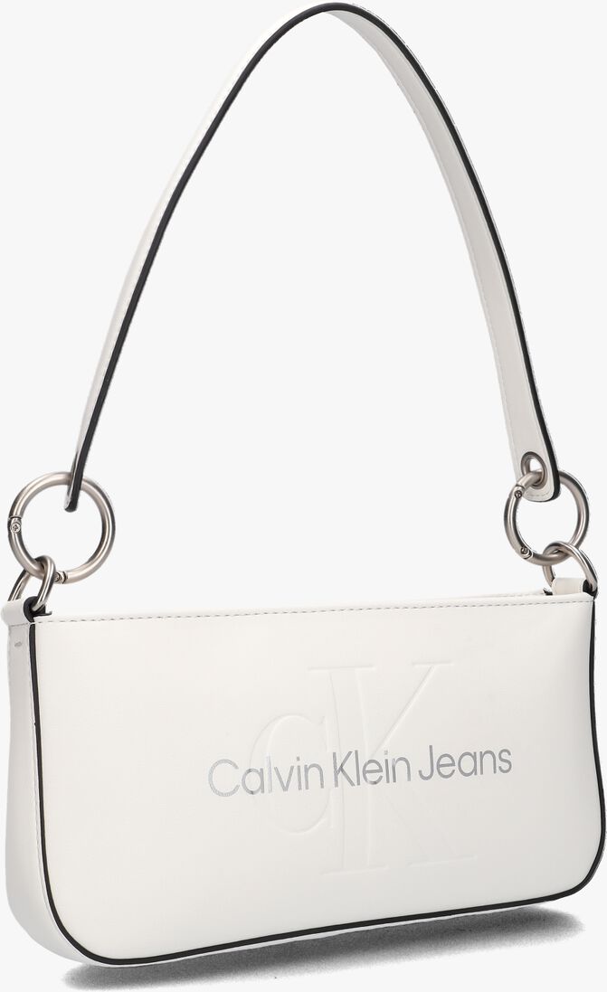 CALVIN KLEIN witte calvin klein schoudertas sculpted shoulder pouch25