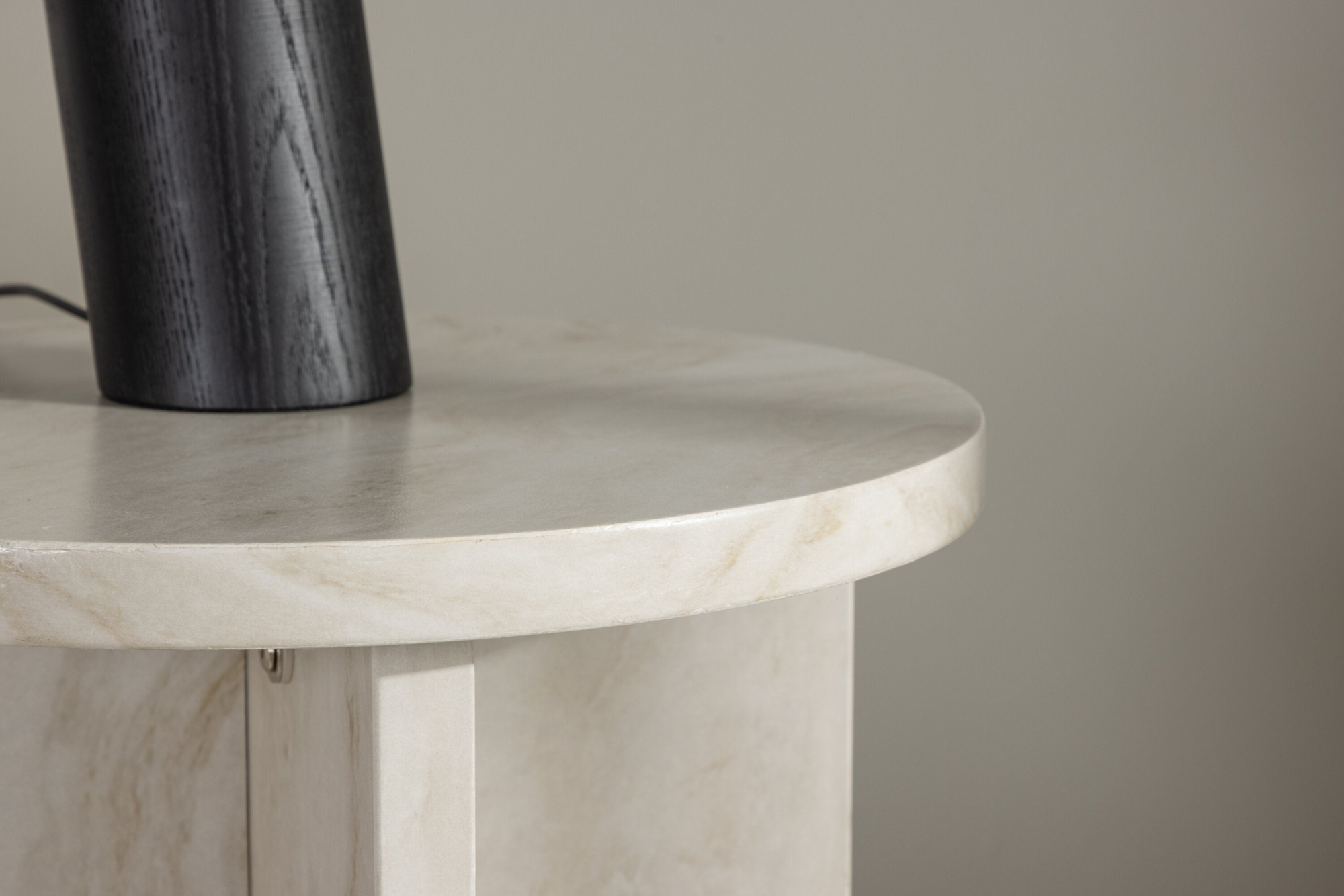 Kuopio Bijzettafel - ø40 cm - Marmer Look