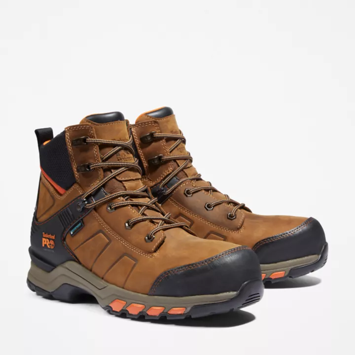 6-inch Boot de travail à embout de sécurité en composites Timberland PRO Hypercharge pour homme en marron