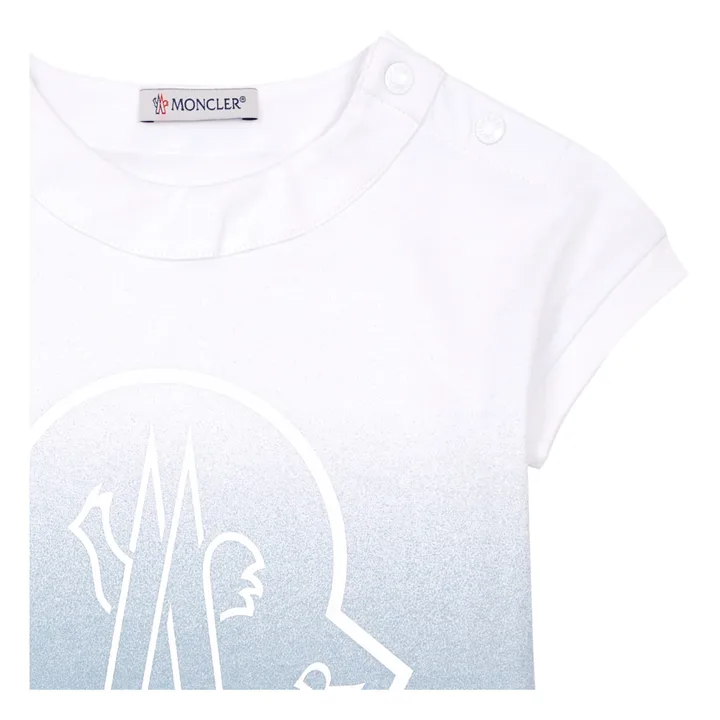 Moncler T-shirt Dip Dye | Blanc