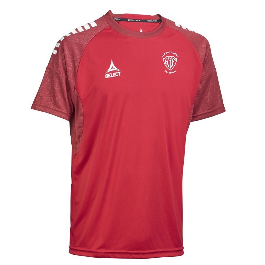 Albertslund IF T-shirt d'Entraînement - Rouge/Blanc