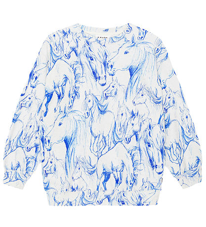 Molo Sweatshirt - Monti - Blåe Horses