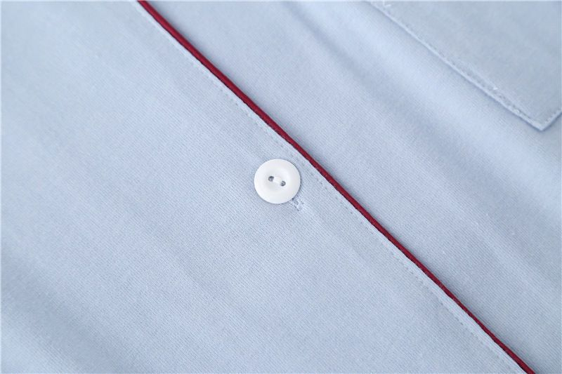 Somnus - Koppel bijpassende pyjamaset met contrasterende rand