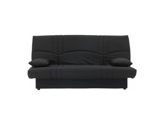 TBD - DREAM Banquette clic clac 3 places - Tissu noir - Slyle cont...
