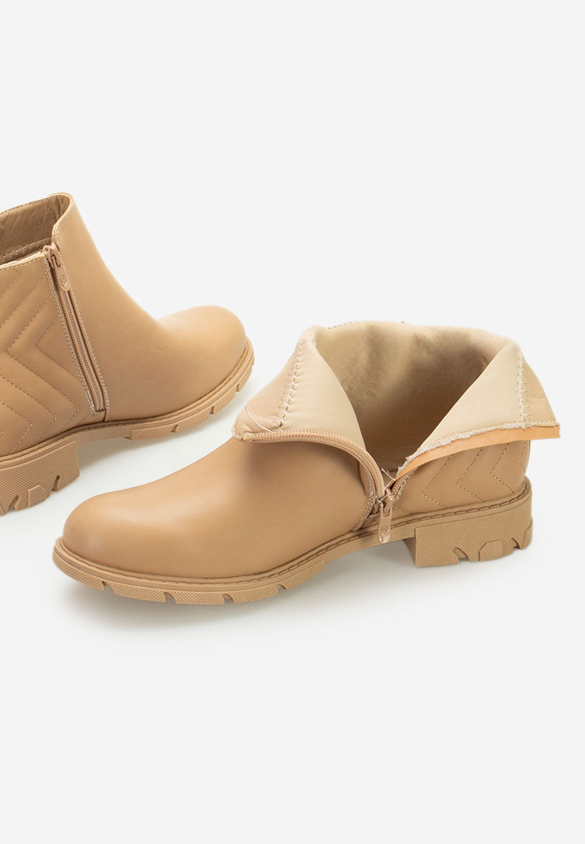 Bottines femme beige Shebra