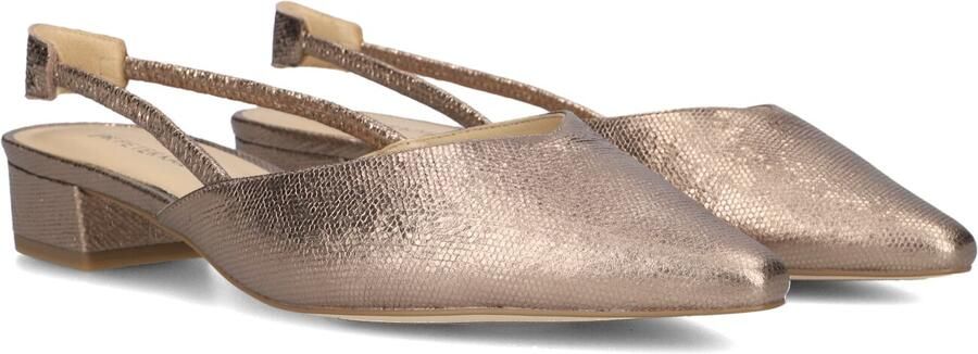 PETER KAISER Slingbacks Dames 79443 Maat: 37 Materiaal: Textiel Kleur: Brons