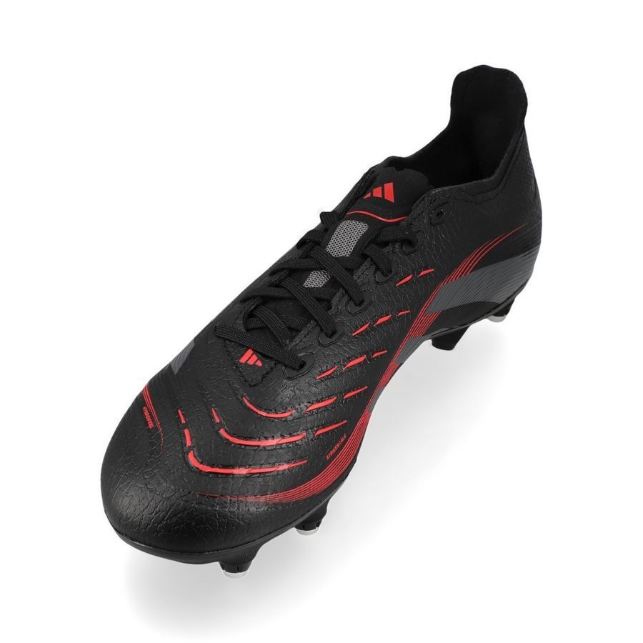 adidas Predator League SG Stealth Victory - Noir/Gris/Lucid Red