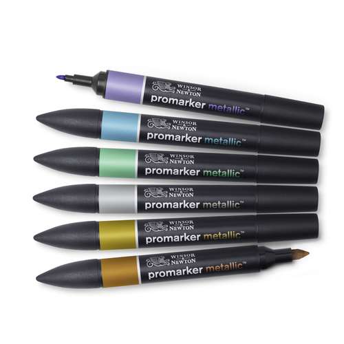 WINSOR & NEWTON™ promarker metallic™ 6er-Set