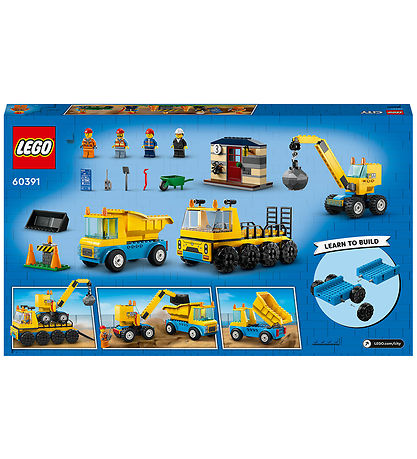 LEGO? City - Entrepren?rmaskiner Og Nedrivningskran 60391 - 235