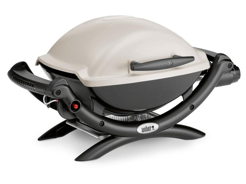 Weber Q 1000 Titan Mobiler Gasgrill, titanfarben