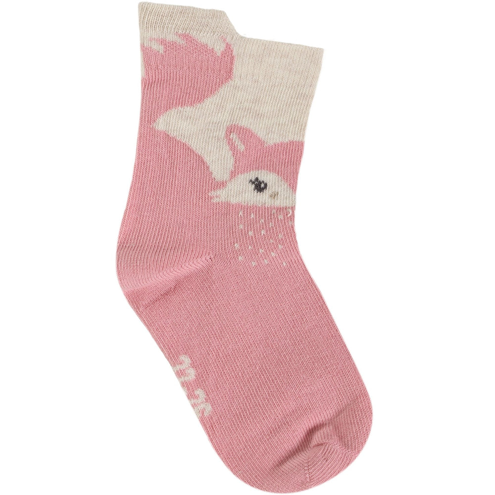 Køb Minymo Wild Rose Strømper W. 3D Effect (2-Pack)