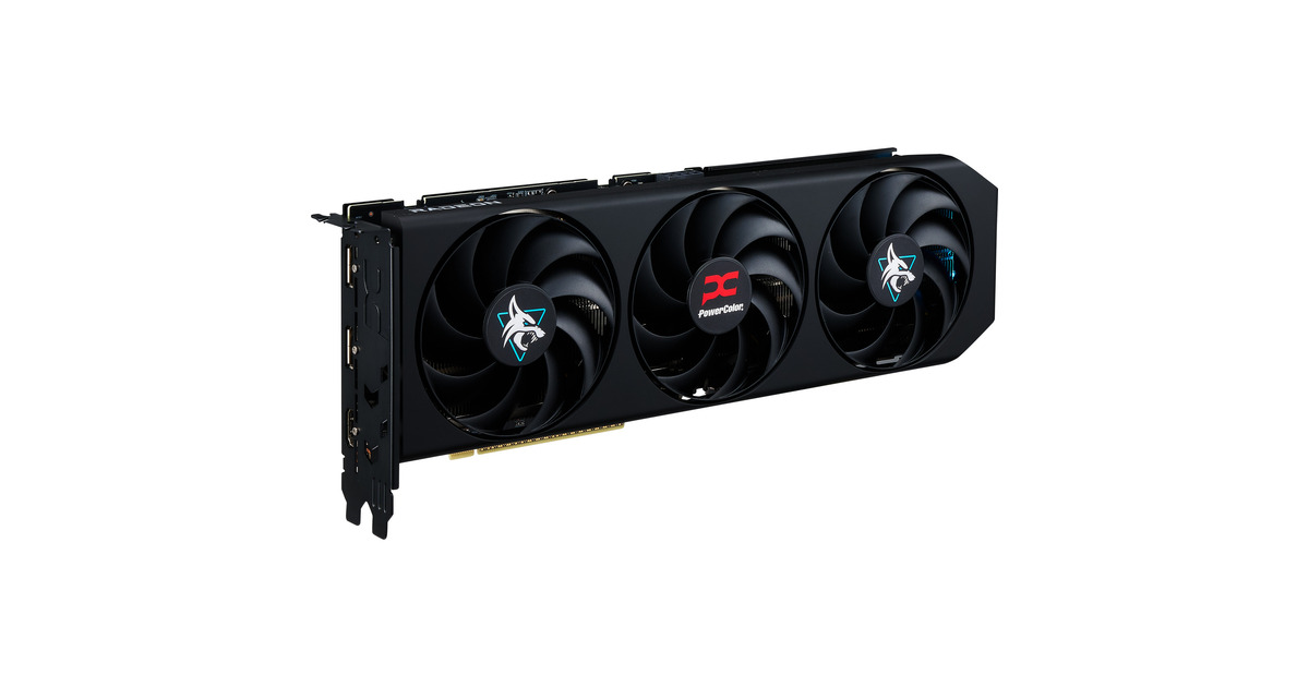 PowerColorRadeon RX 9060 XT Hellhound 8GB grafische kaart  (2x DisplayPort, 1x HDMI)