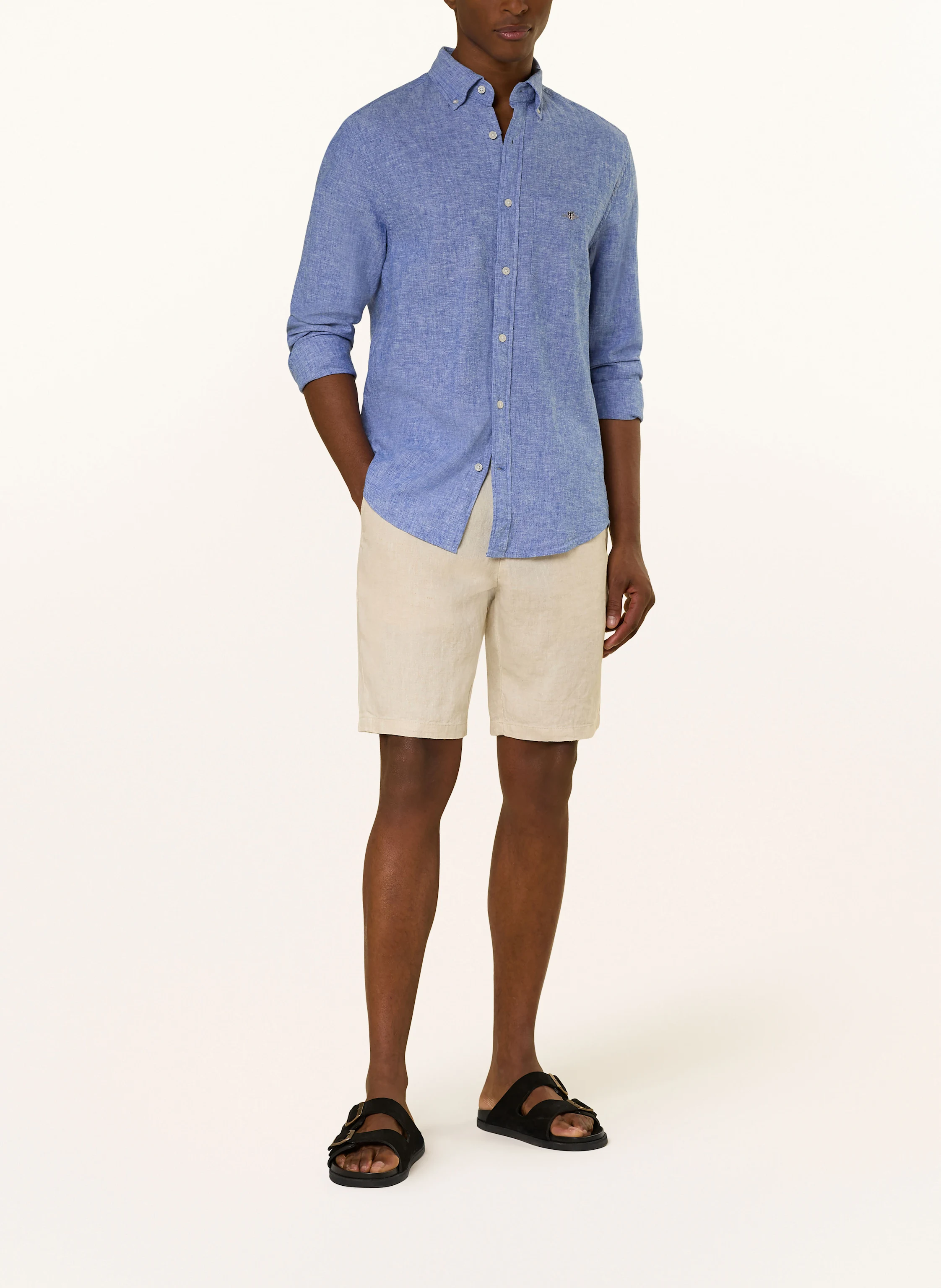 GANT Hemd Regular Fit mit Leinen