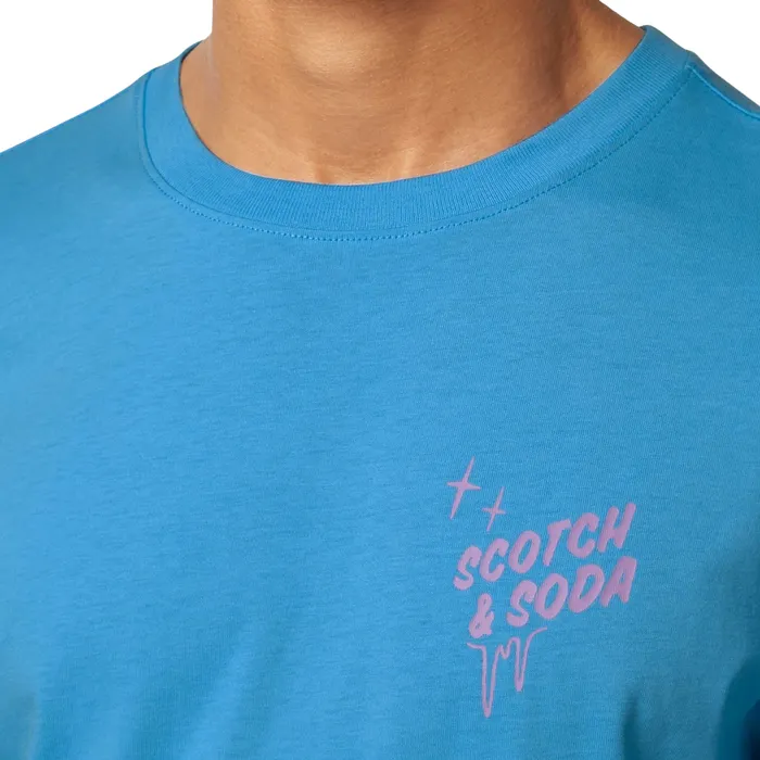 Scotch & Soda Left Chest Artwork Shirt Heren