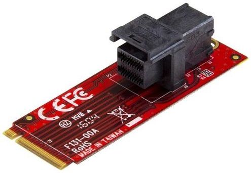 StarTech - U.2 naar M.2 PCI Express Adapter - Converter - Zwart - Geschikt voor U.2 NVMe SSD