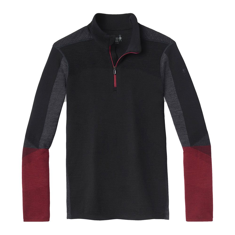 Smartwool INTRAKNIT MERINO 200 COLORBLOCK 1/3 - Sous-couche Homme black