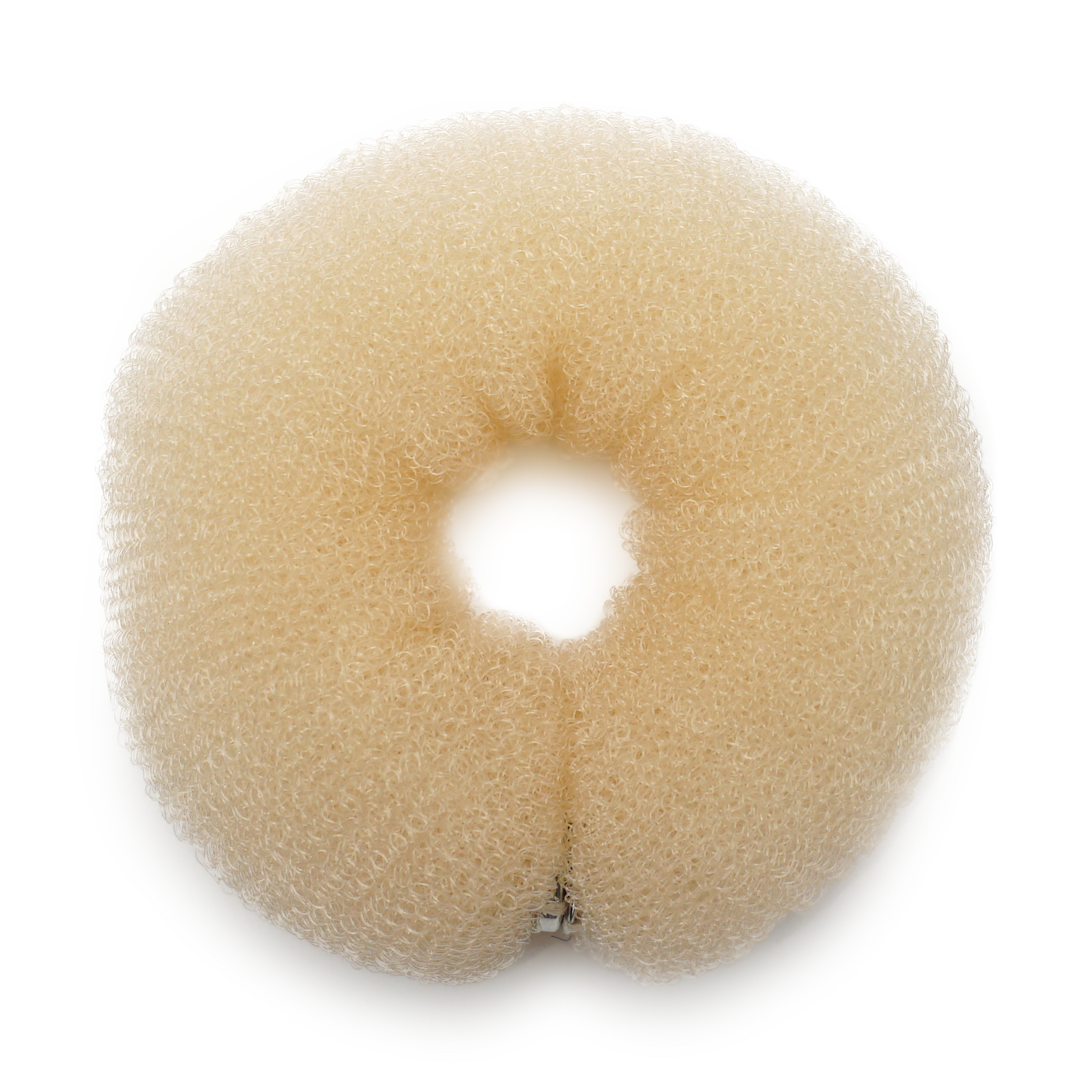 (2er Set) Frisur Dutt Hilfe Styling Donut Bun Maker mit Druckknopf - Beige