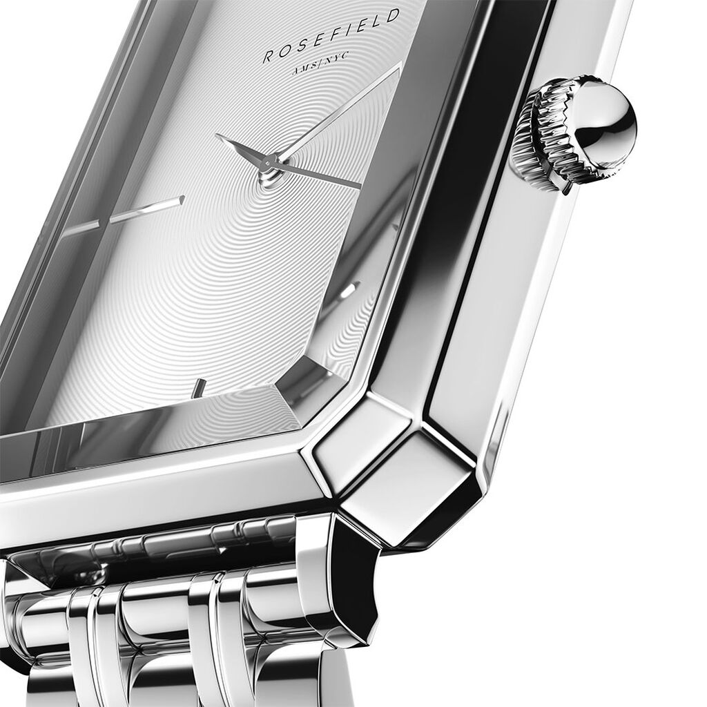Montre Rosefield Octagon Blanc