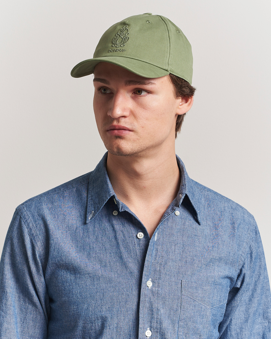 Dondup Logo Baseball Cap Dark Green