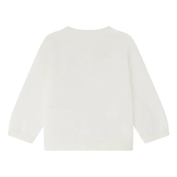 Bonpoint Cardigan Claudie Brodé | Blanc
