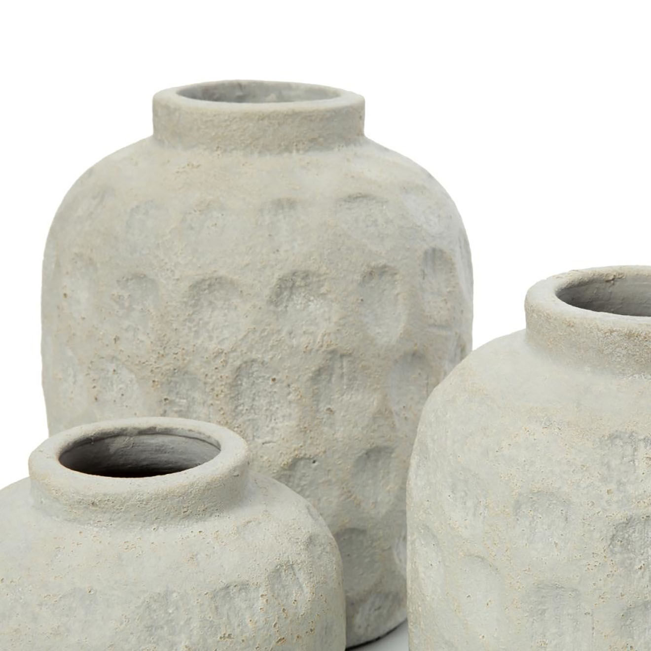 Bazar Bizar Vase Trendy L gris - D.20xH.22 cm
