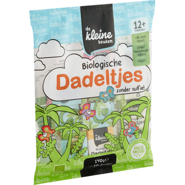 De Kleine Keuken Biologische Dadeltjes Zonder Sulfiet 12+ Maanden 140 g