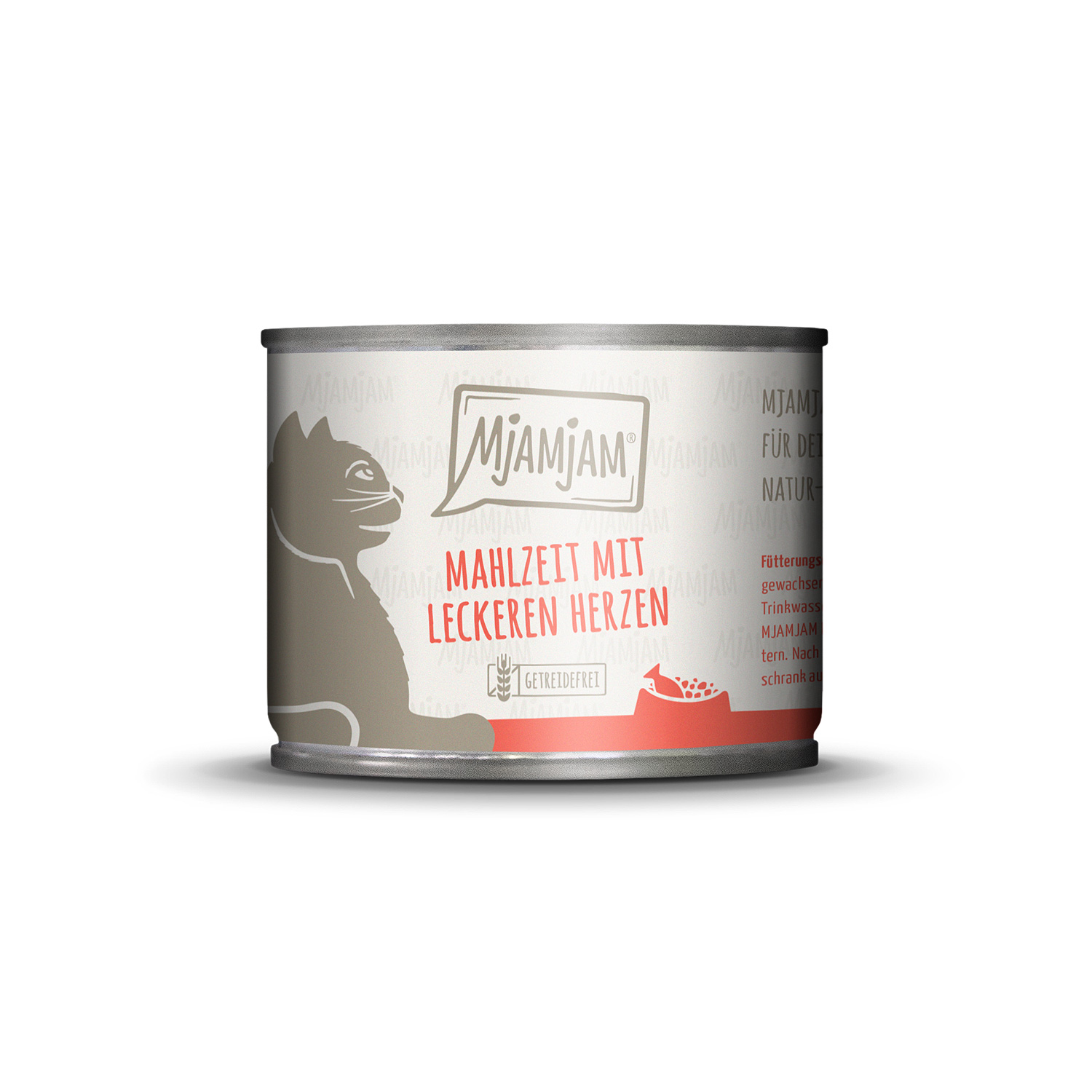 Mahlzeit mit leckeren Herzen